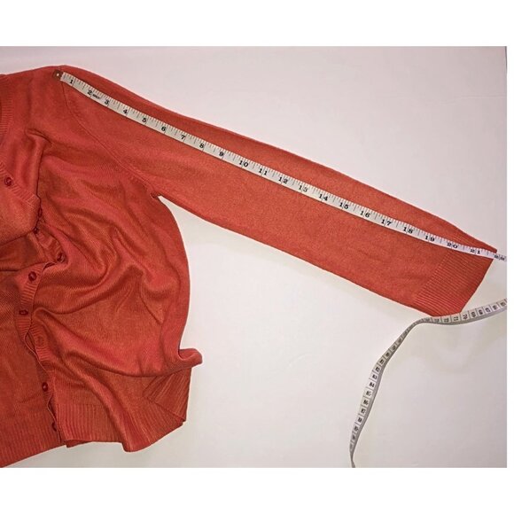 NEW YORK & CO. WOMENS LONG SLEEVE BUTTON DOWN CARDIGAN SWEATER SIZE X-SMALL - Picture 6 of 7